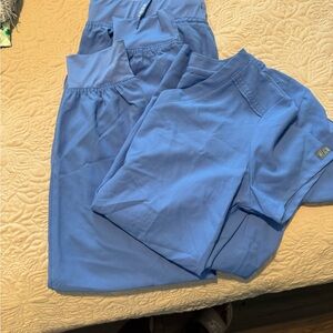 Blue Scrub Set